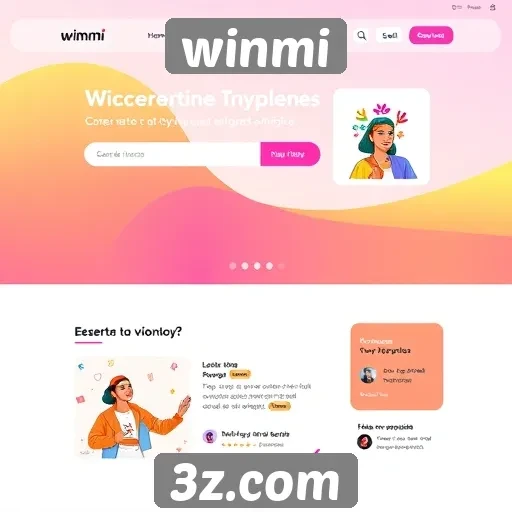 Análise da interface do site Winmi